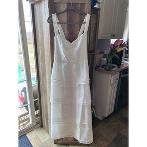 Show Me Your MuMu White Sleeveless Scoop Neck Sundress